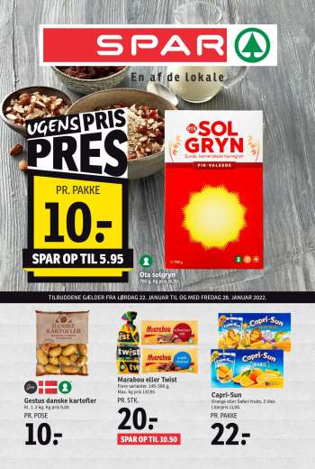 SPAR tilbudsavis  - 22.01.2022 - 28.01.2022.