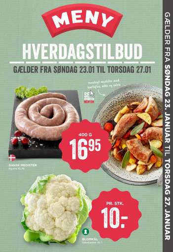 MENY tilbudsavis  - 23.01.2022 - 27.01.2022.
