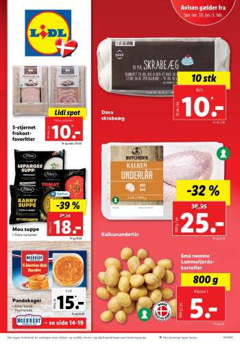 Lidl tilbudsavis  - 30.01.2022 - 05.02.2022.
