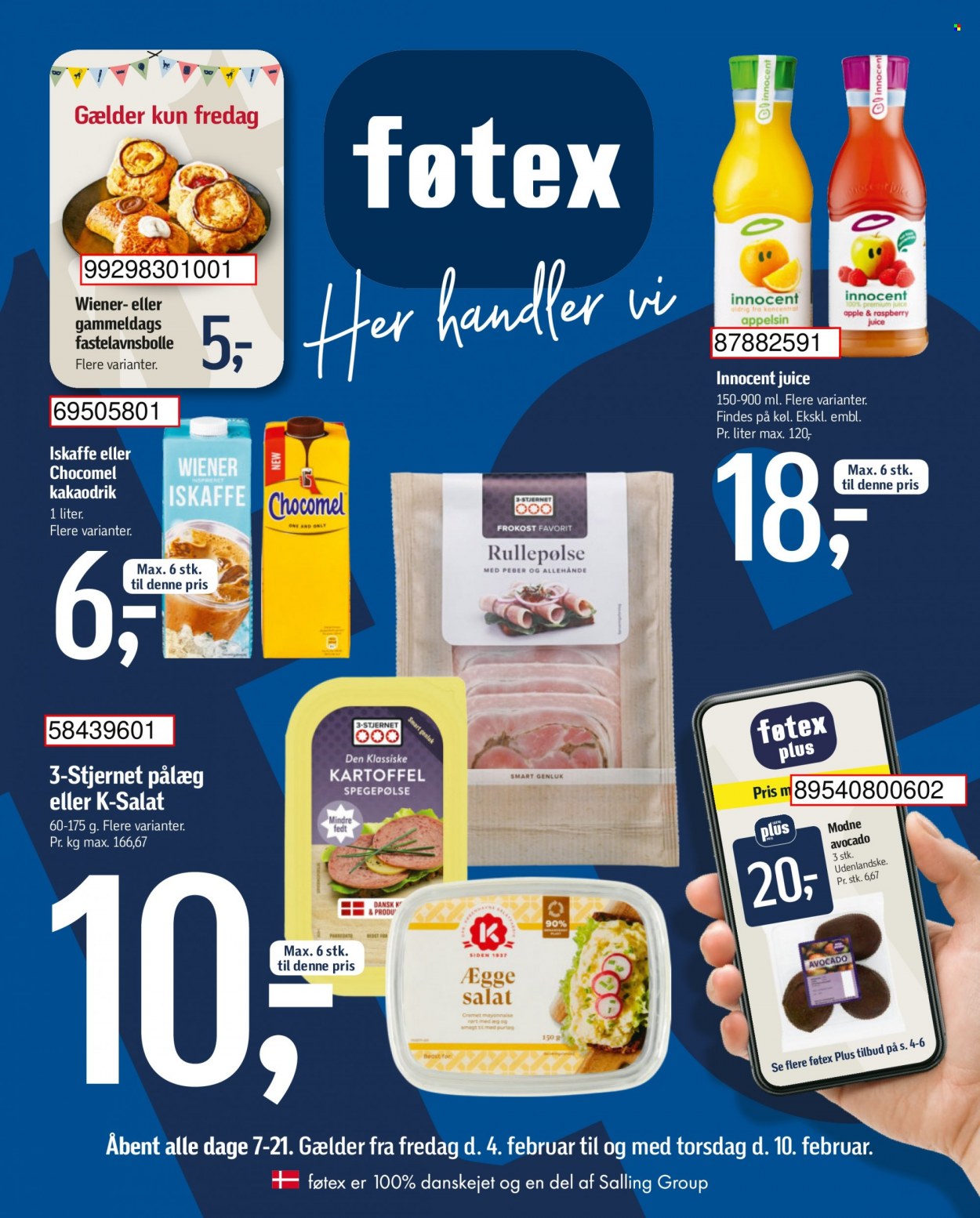 føtex tilbud - 4.2.2022 - 10.2.2022. Side 1
