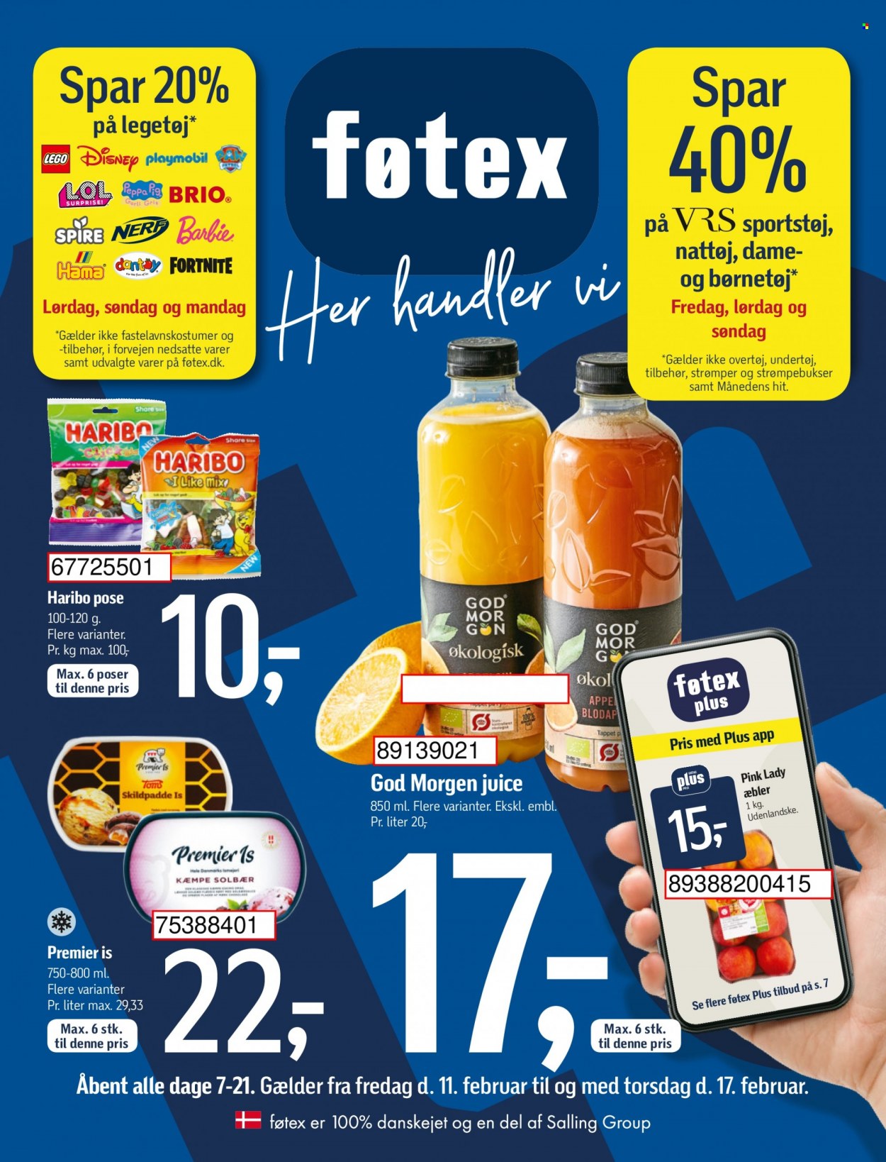 føtex tilbud - 11.2.2022 - 17.2.2022. Side 1