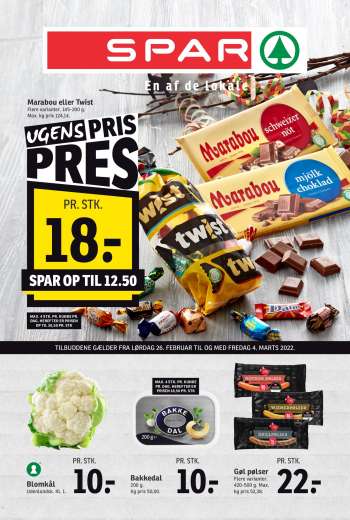 SPAR tilbudsavis  - 26.02.2022 - 04.03.2022.