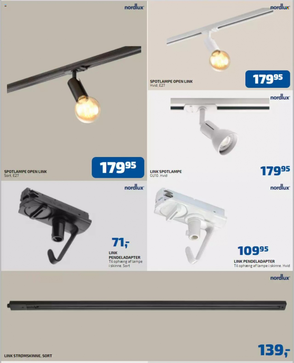 thumbnail - Davidsen tilbud  - tilbudsprodukter - lampe, Nordlux. Side 15.