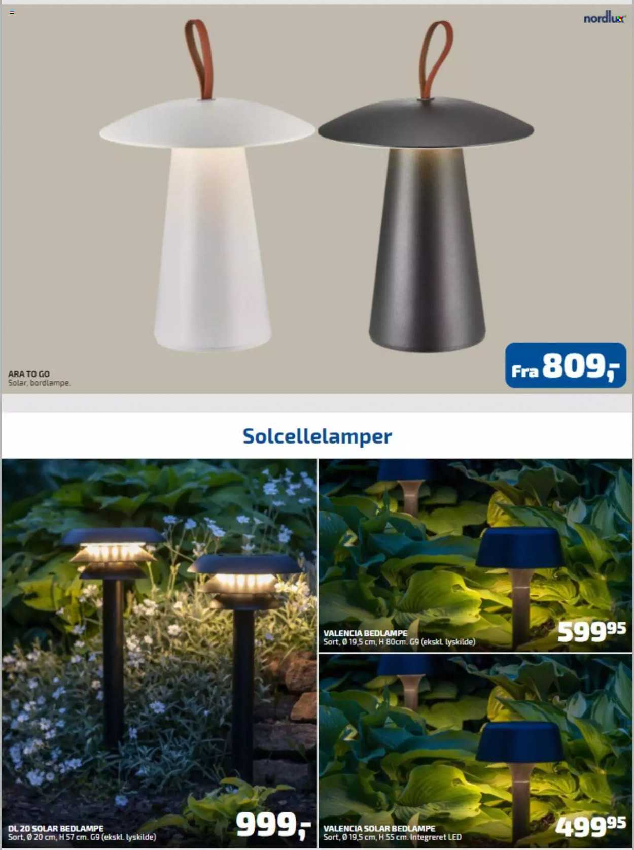 thumbnail - Davidsen tilbud  - tilbudsprodukter - bordlampe, Nordlux. Side 18.
