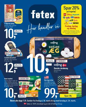 føtex tilbudsavis  - 18.03.2022 - 24.03.2022.