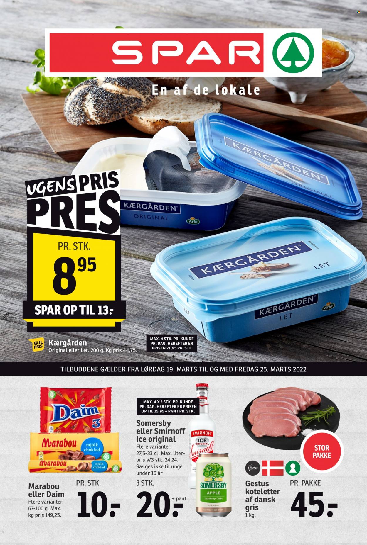 SPAR tilbud - 19.3.2022 - 25.3.2022. Side 1