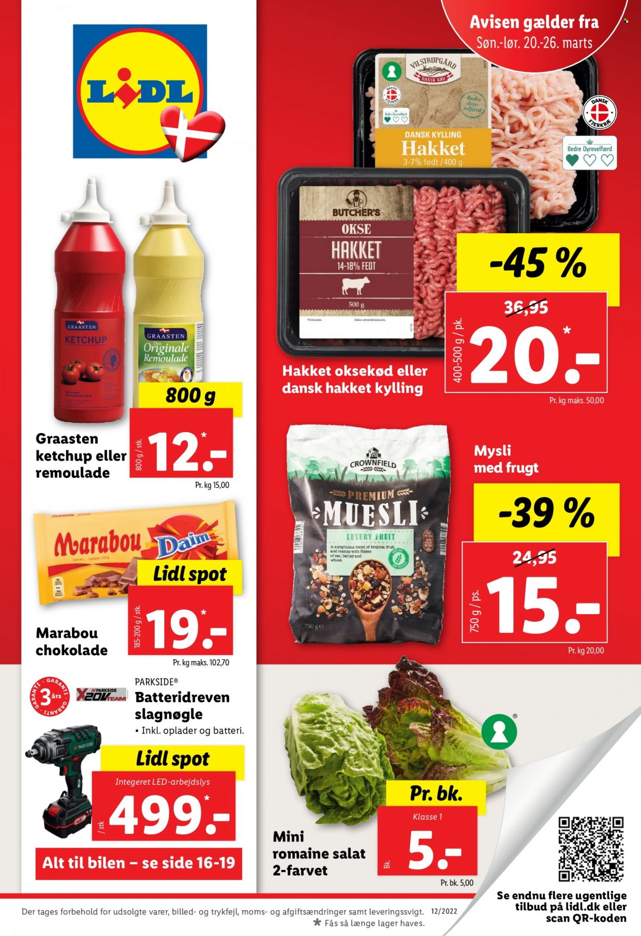 Lidl tilbud - 20.3.2022 - 26.3.2022. Side 1