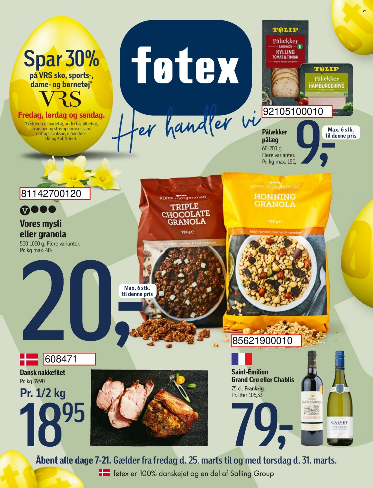 føtex tilbud - 25.3.2022 - 31.3.2022. Side 1