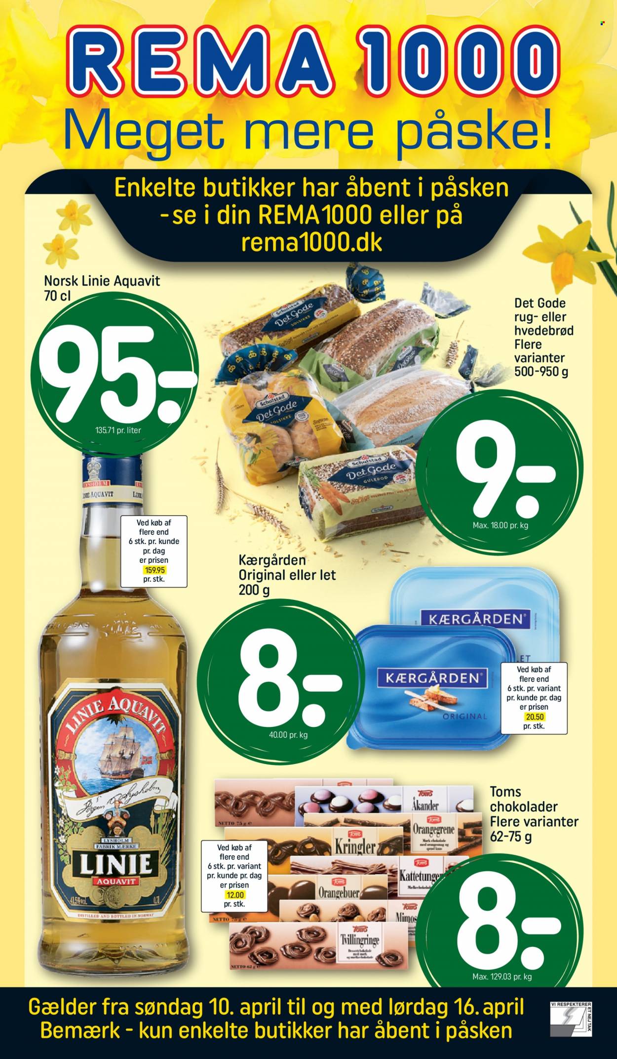 Rema 1000 tilbud - 10.4.2022 - 16.4.2022. Side 1