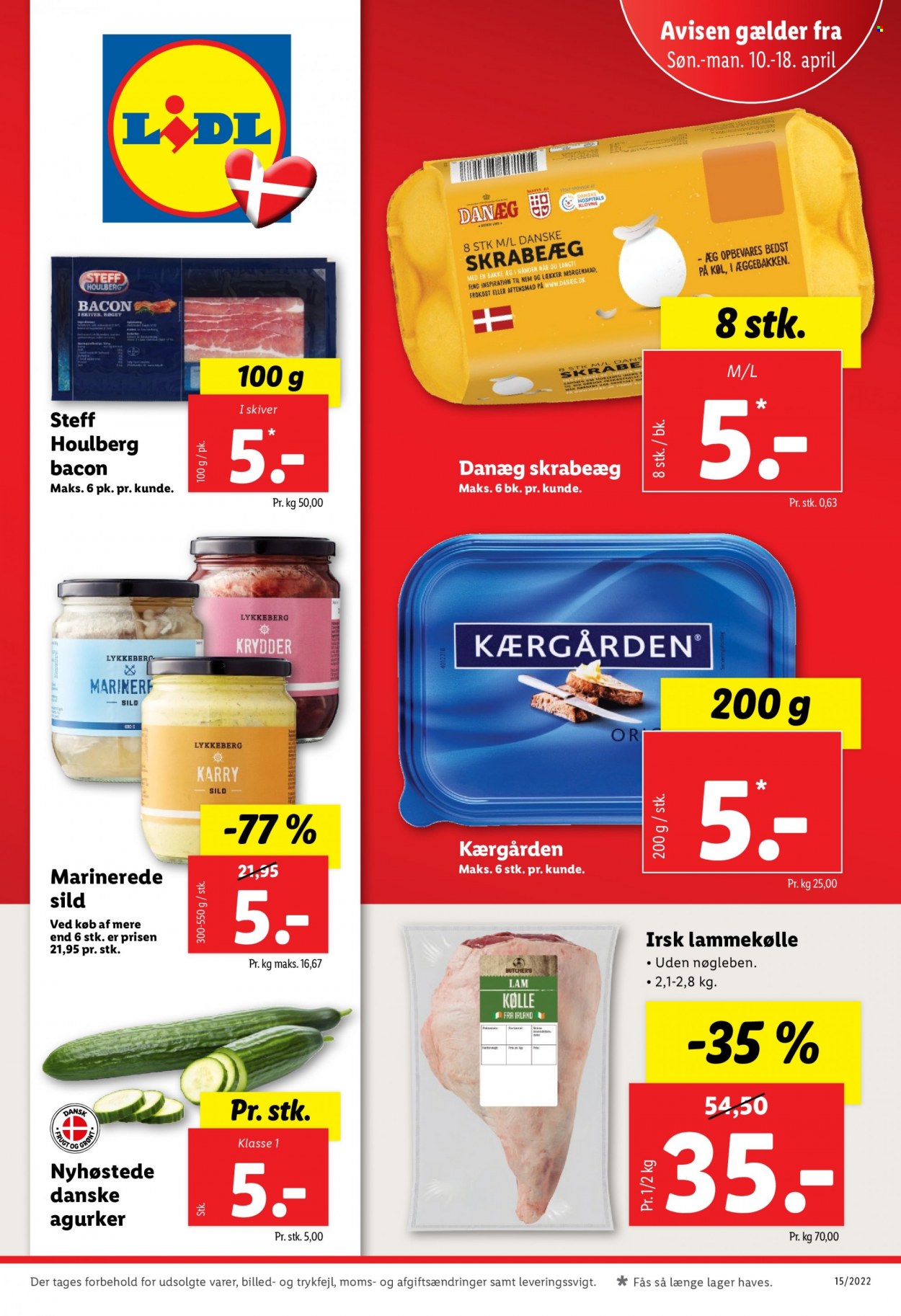 Lidl tilbud - 10.4.2022 - 18.4.2022. Side 1