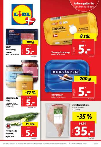 Lidl tilbudsavis  - 10.04.2022 - 18.04.2022.
