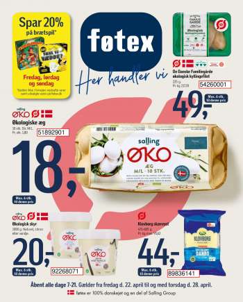 føtex tilbudsavis  - 22.04.2022 - 28.04.2022.