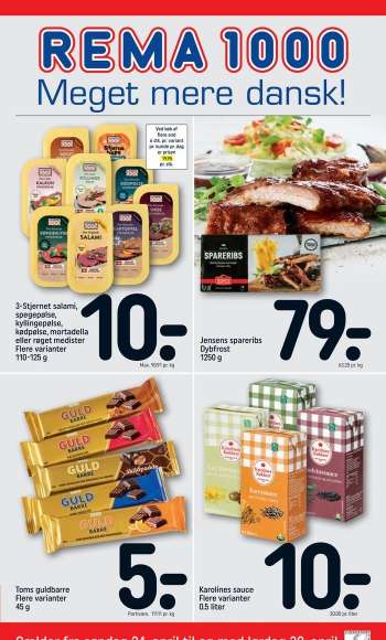 Rema 1000 tilbudsavis  - 24.04.2022 - 30.04.2022.