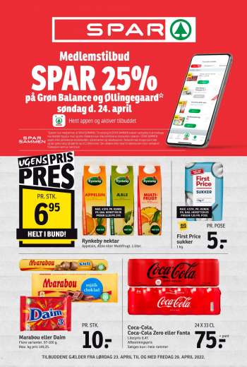 SPAR tilbudsavis  - 23.04.2022 - 29.04.2022.