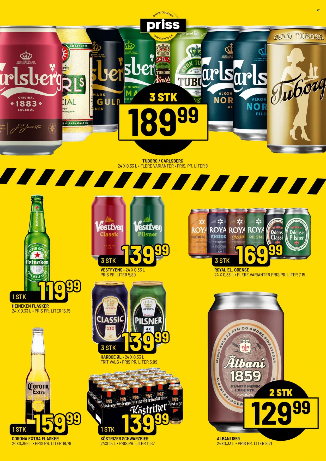 thumbnail - Priss tilbud  - 27.4.2022 - 31.5.2022 - tilbudsprodukter - Carlsberg, Heineken, Tuborg, øl. Side 12.