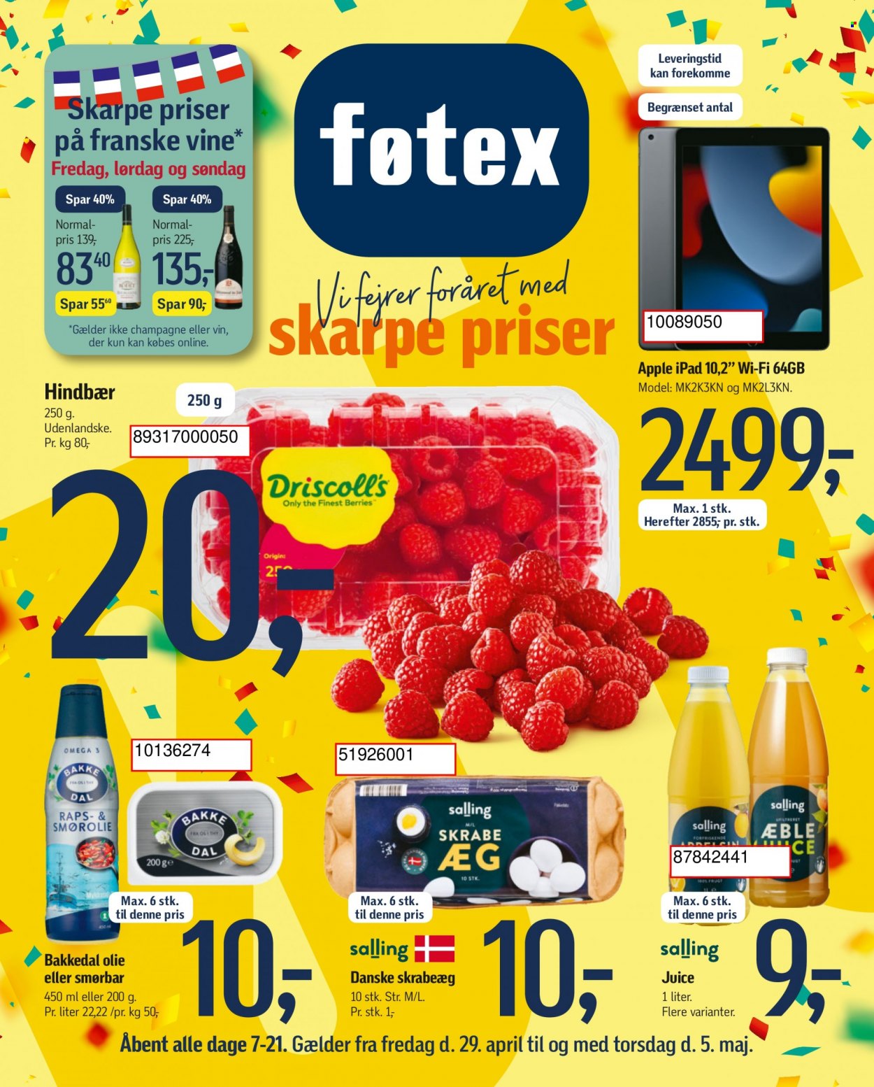 føtex tilbud - 29.4.2022 - 5.5.2022. Side 1