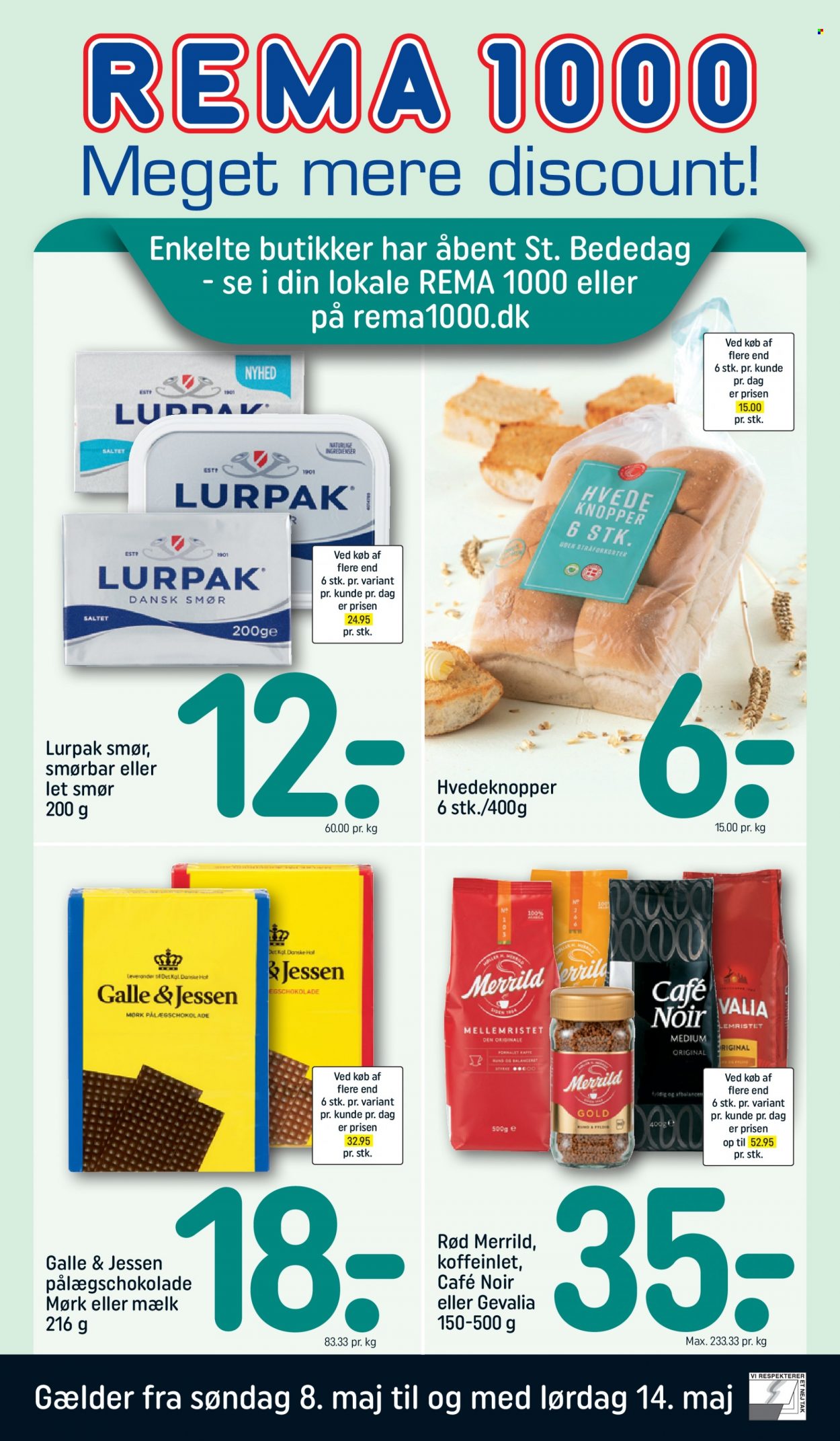 Rema 1000 tilbud - 8.5.2022 - 14.5.2022. Side 1