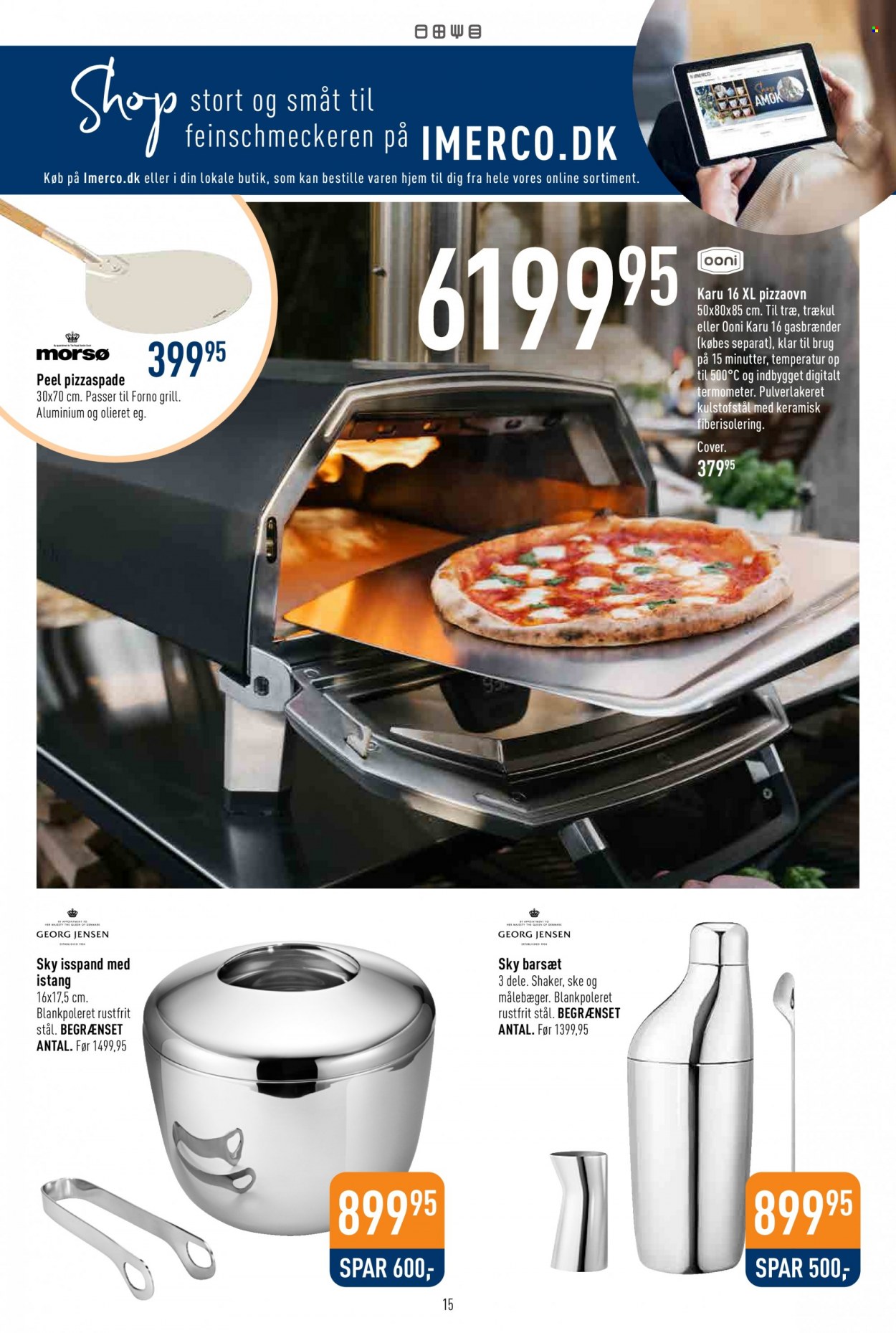 thumbnail - Imerco tilbud  - 6.5.2022 - 22.5.2022 - tilbudsprodukter - pizzaspade. Side 15.