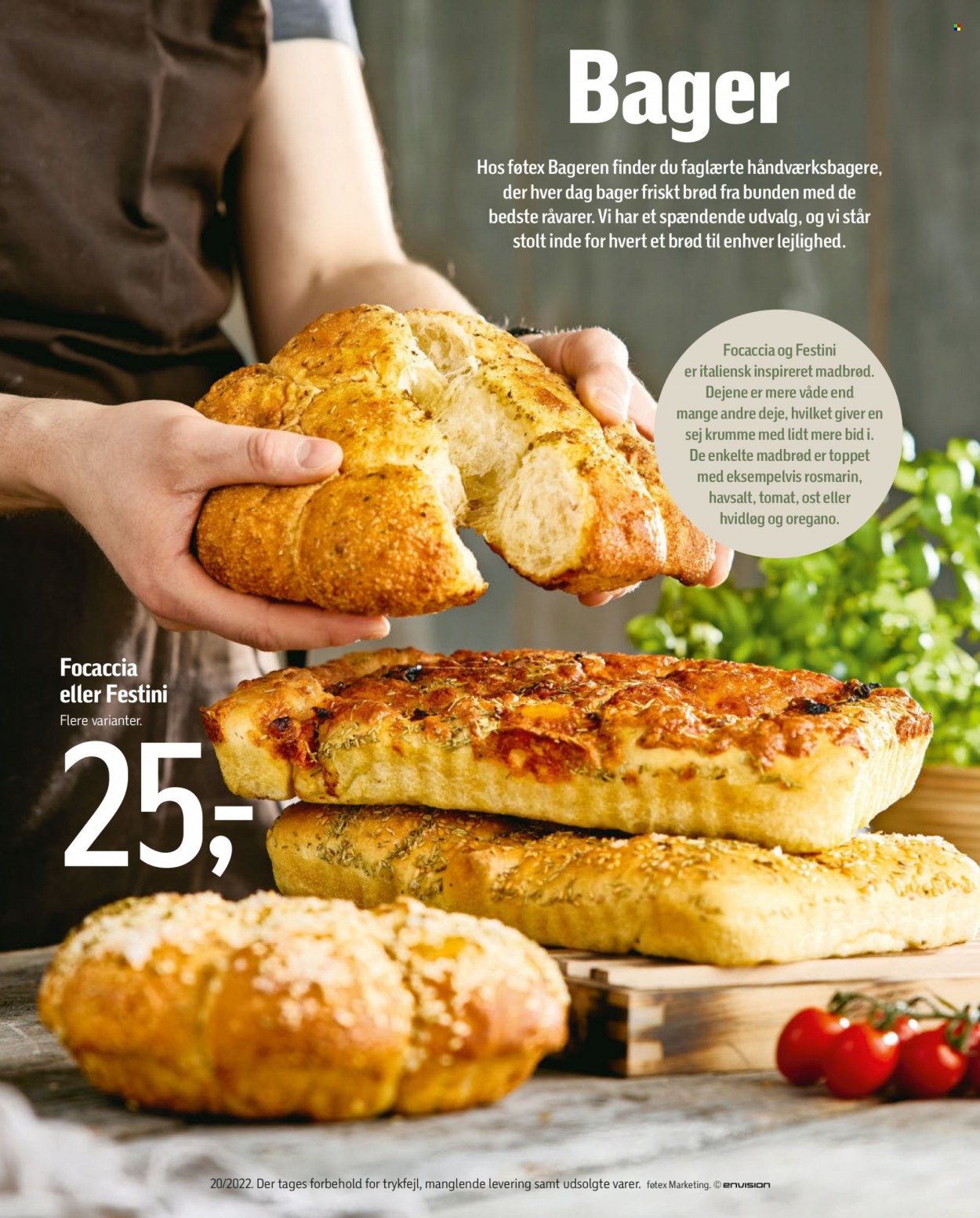 thumbnail - føtex tilbud  - 14.5.2022 - 25.5.2022 - tilbudsprodukter - hvidløg, tomat, brød, oregano, rosmarin. Side 16.
