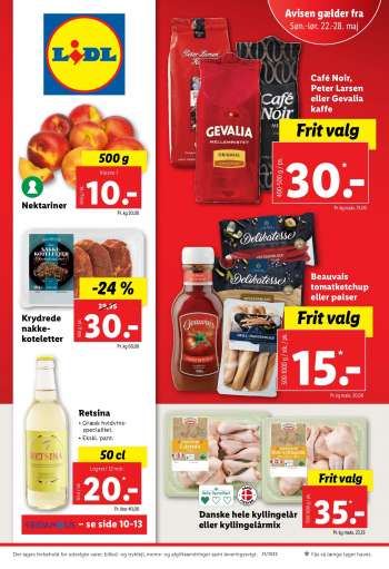 Lidl tilbudsavis  - 22.05.2022 - 28.05.2022.