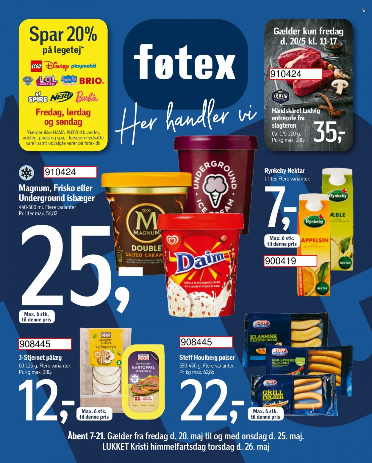 føtex tilbud - 20.5.2022 - 25.5.2022. Side 1
