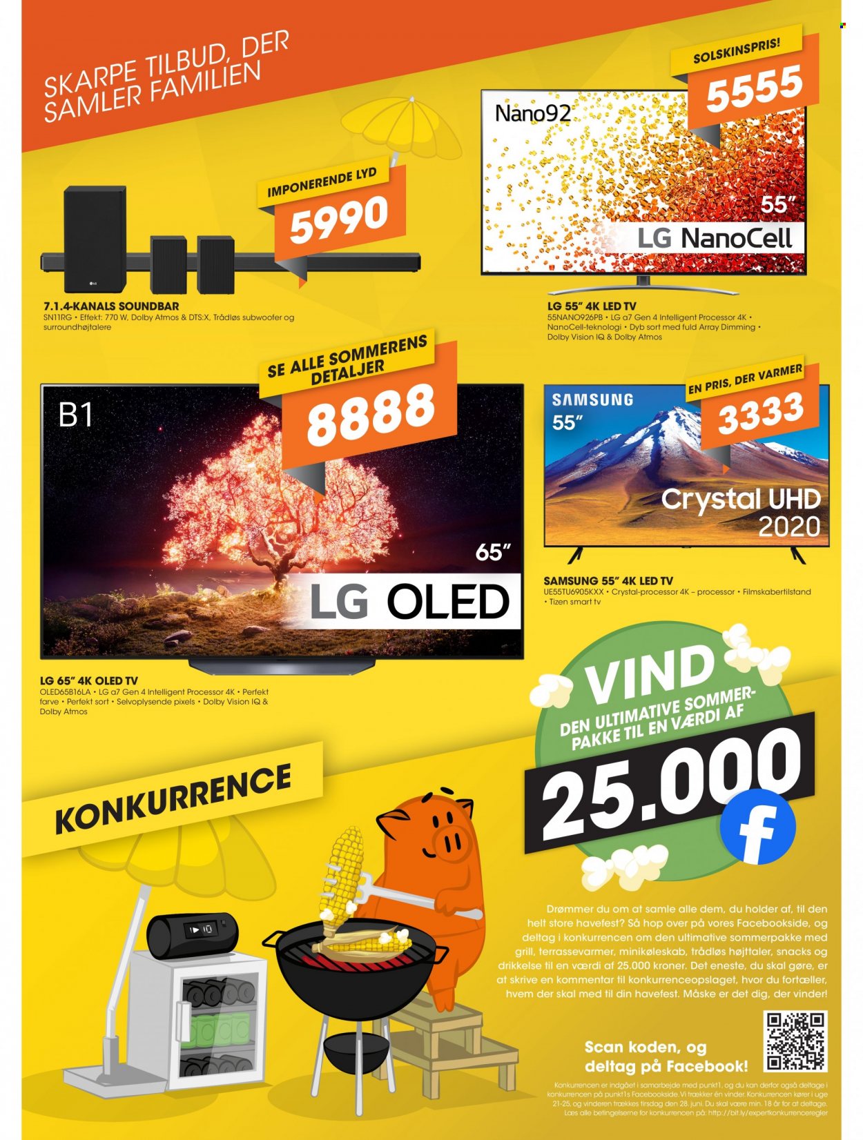 thumbnail - Expert tilbud  - 23.5.2022 - 5.6.2022 - tilbudsprodukter - LED TV, LG, Samsung, Smart TV, soundbar, subwoofer. Side 7.