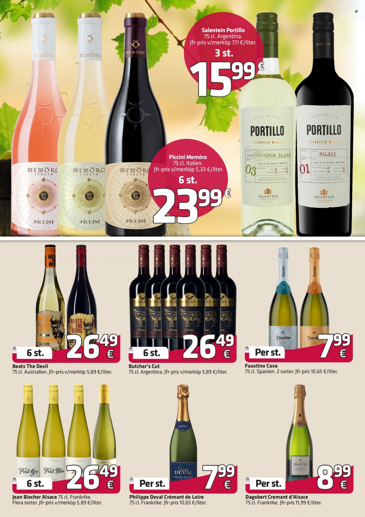 thumbnail - Fleggaard tilbud  - 25.5.2022 - 28.6.2022 - tilbudsprodukter - Crest, Sauvignon Blanc, vin. Side 6.