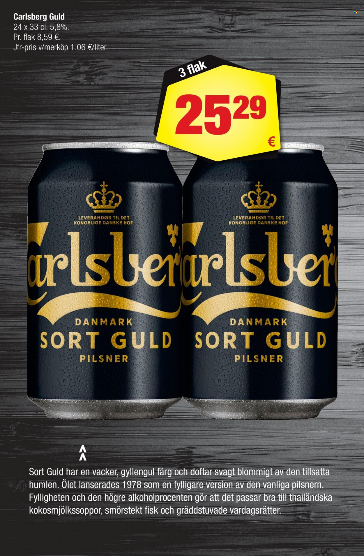 thumbnail - Calle tilbud  - 25.5.2022 - 28.6.2022 - tilbudsprodukter - Carlsberg, øl. Side 4.