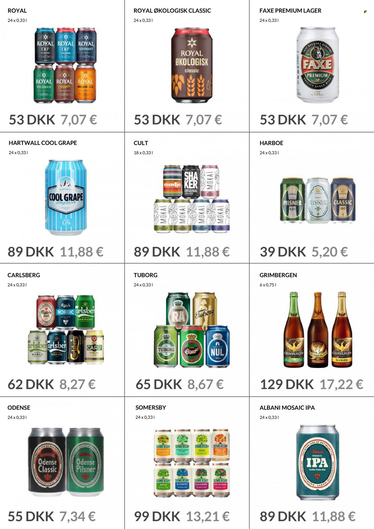 thumbnail - Nielsen Discount tilbud  - 10.6.2022 - 10.6.2022 - tilbudsprodukter - brown ale, Carlsberg, Royal Pilsner, Tuborg, øl, IPA, Grimbergen, Sprite, Mokaï. Side 3.