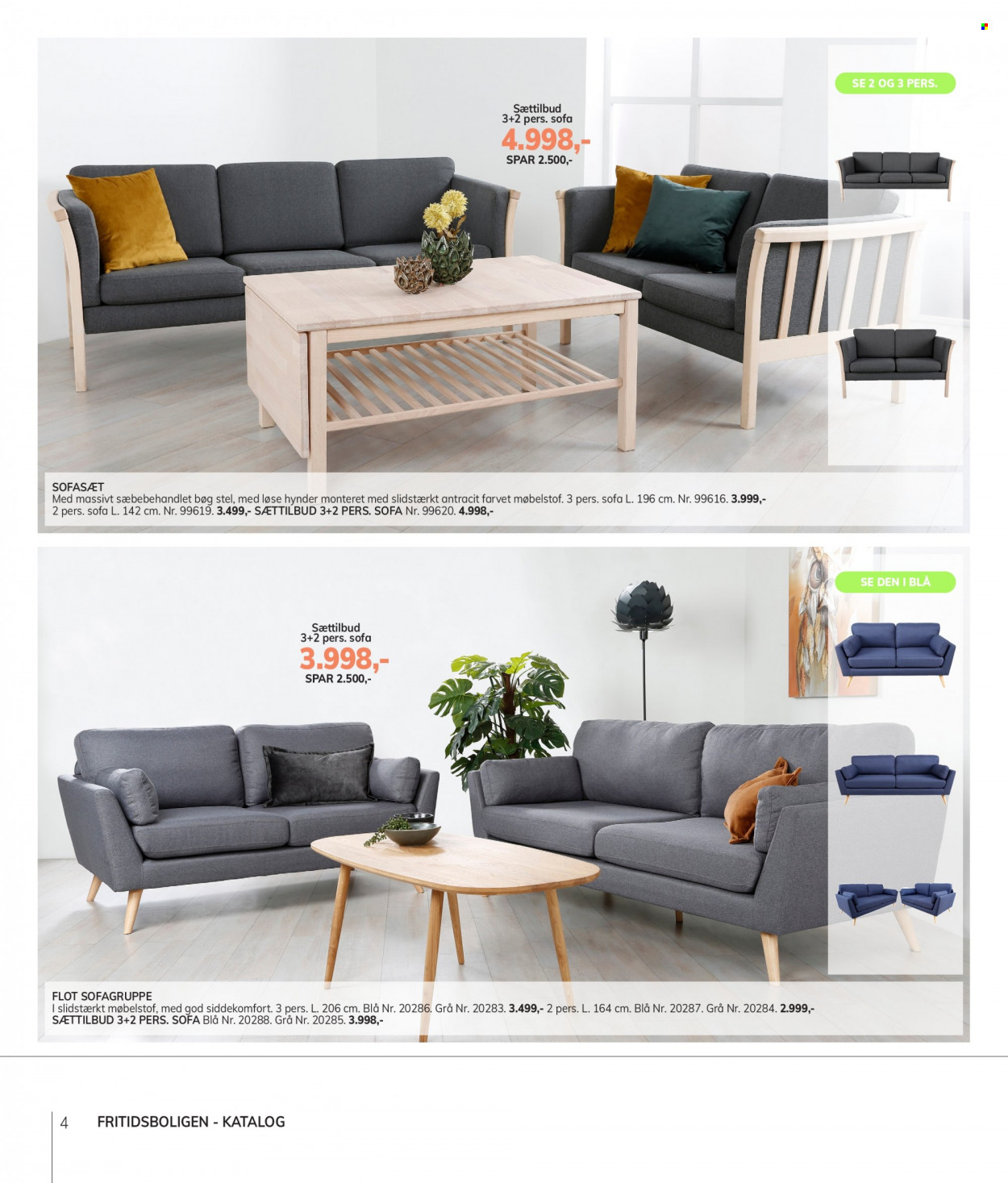 thumbnail - Daells Bolighus tilbud  - tilbudsprodukter - sofa, sofasæt. Side 4.