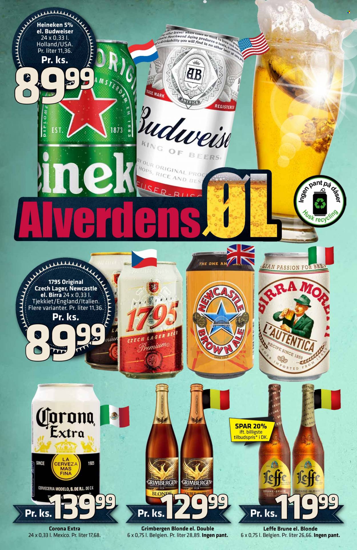 thumbnail - Fleggaard tilbud  - 8.6.2022 - 28.6.2022 - tilbudsprodukter - 1795 Original Czech Lager, Heineken, Leffe, øl, Grimbergen. Side 2.