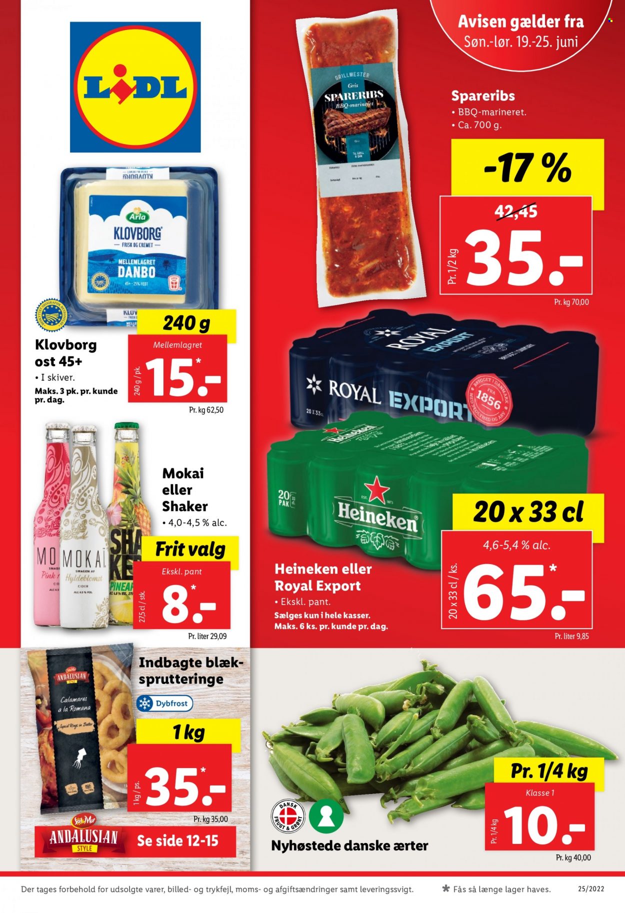 Lidl tilbud - 19.6.2022 - 25.6.2022. Side 1