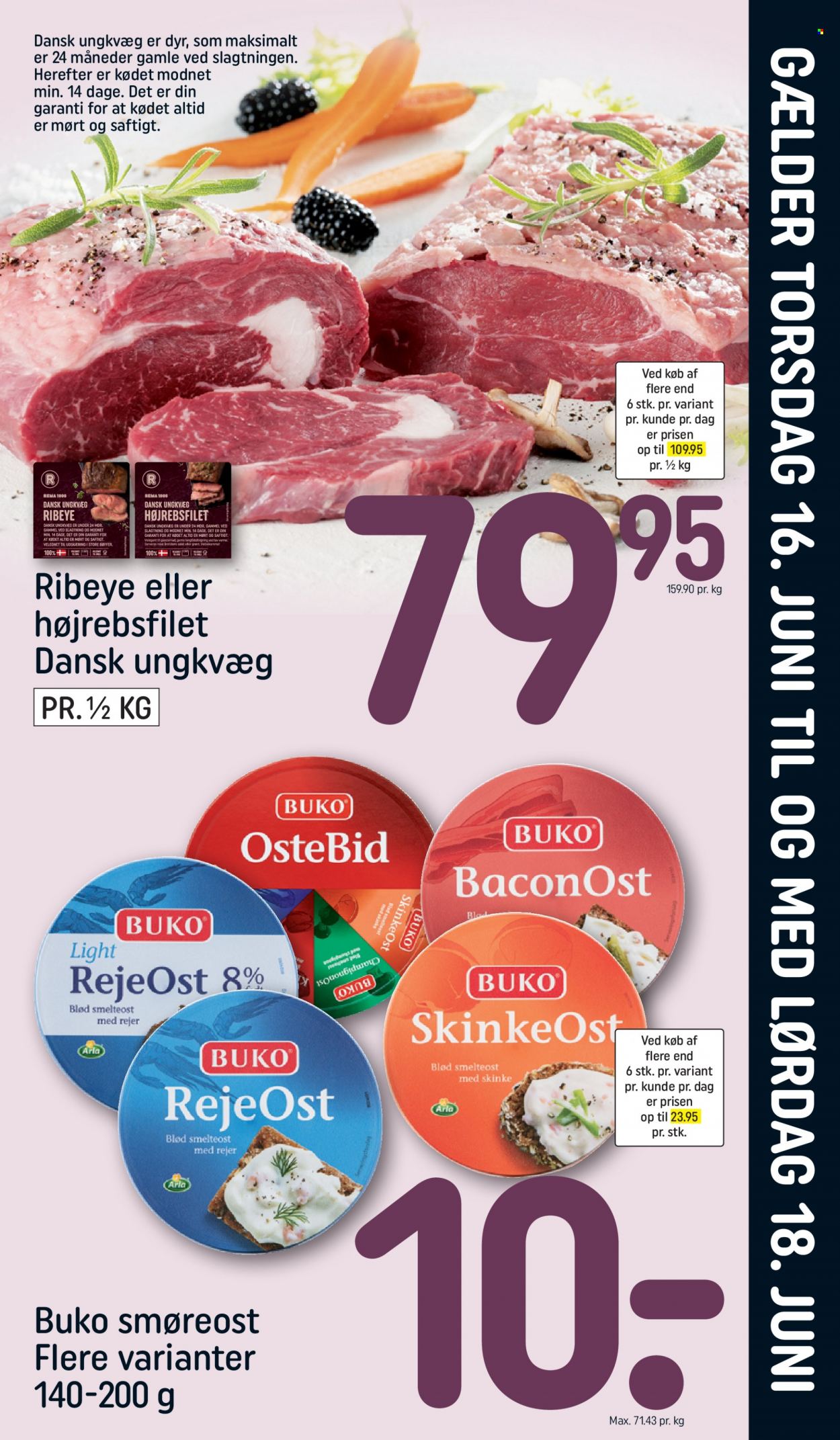 Rema 1000 tilbud - 16.6.2022 - 18.6.2022. Side 1