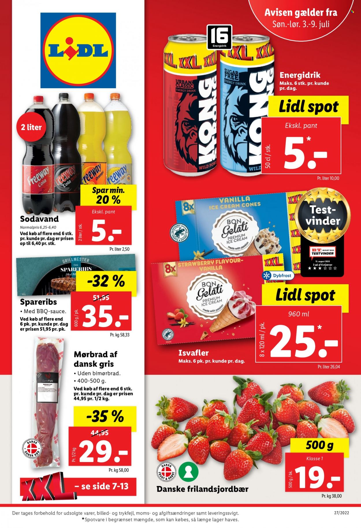 Lidl tilbud - 3.7.2022 - 9.7.2022. Side 1