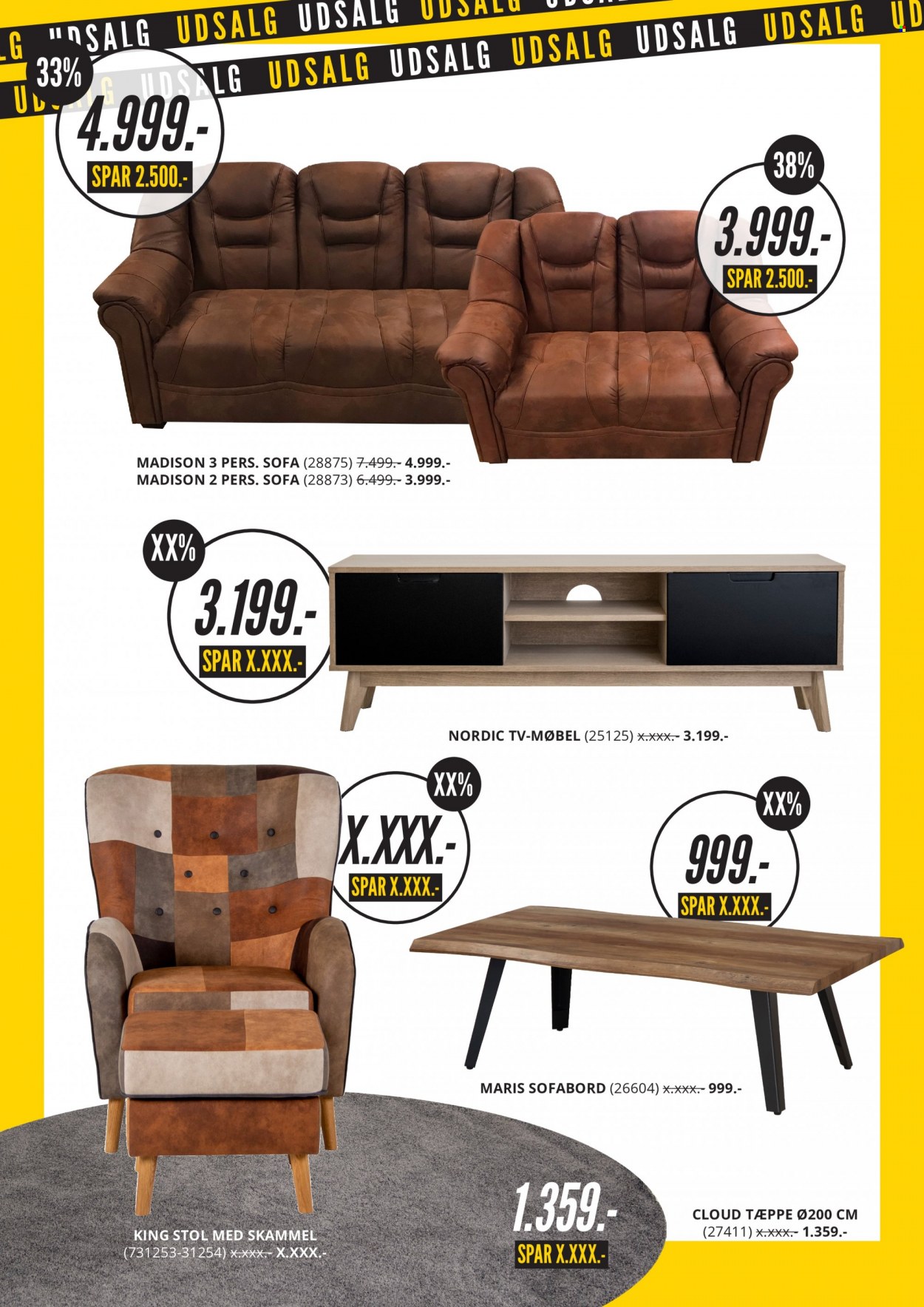 thumbnail - My Home tilbud  - 29.6.2022 - 5.7.2022 - tilbudsprodukter - sofa, sofabord, tæppe. Side 2.