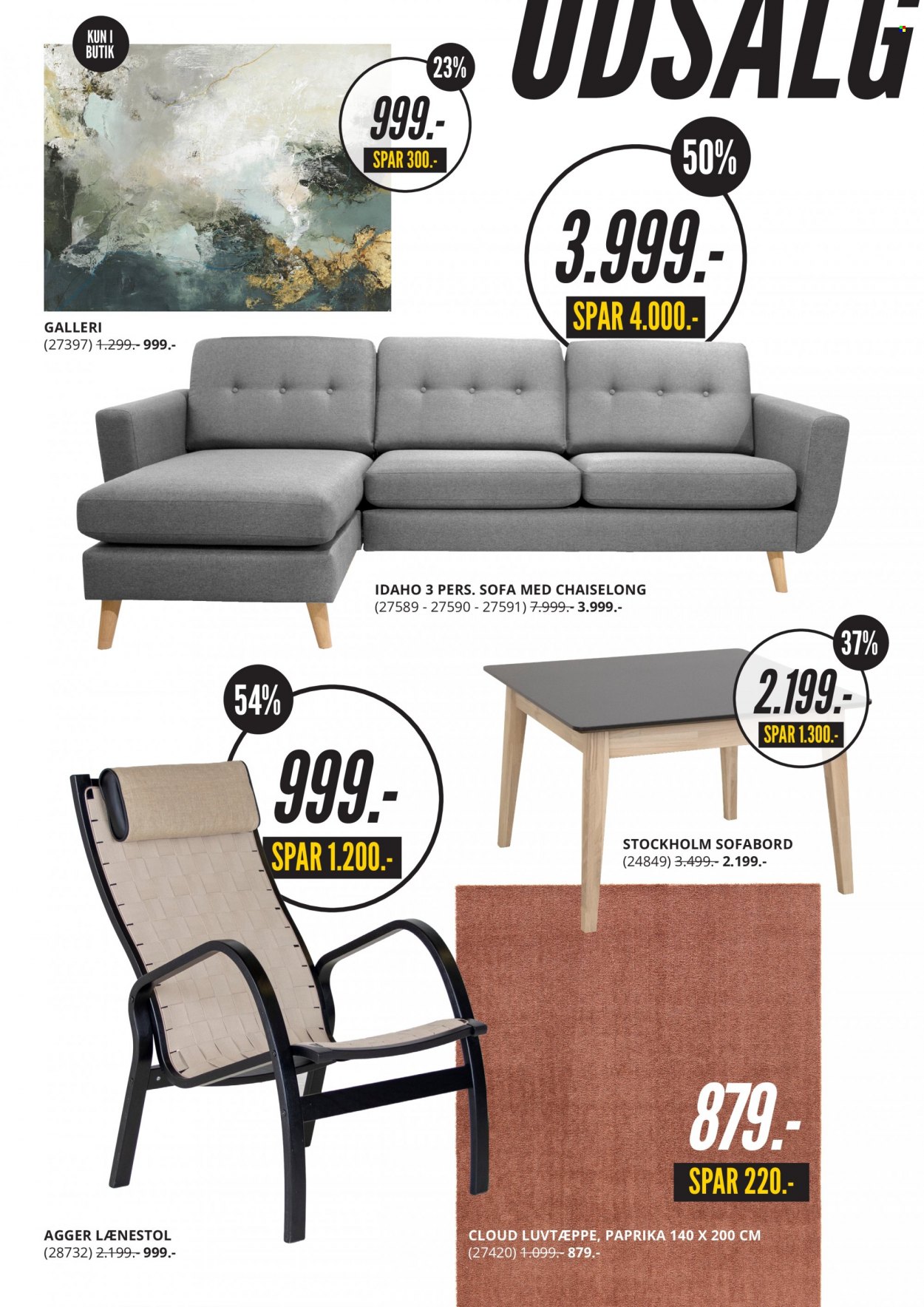 thumbnail - My Home tilbud  - 29.6.2022 - 5.7.2022 - tilbudsprodukter - lænestol, sofa, sofabord. Side 4.