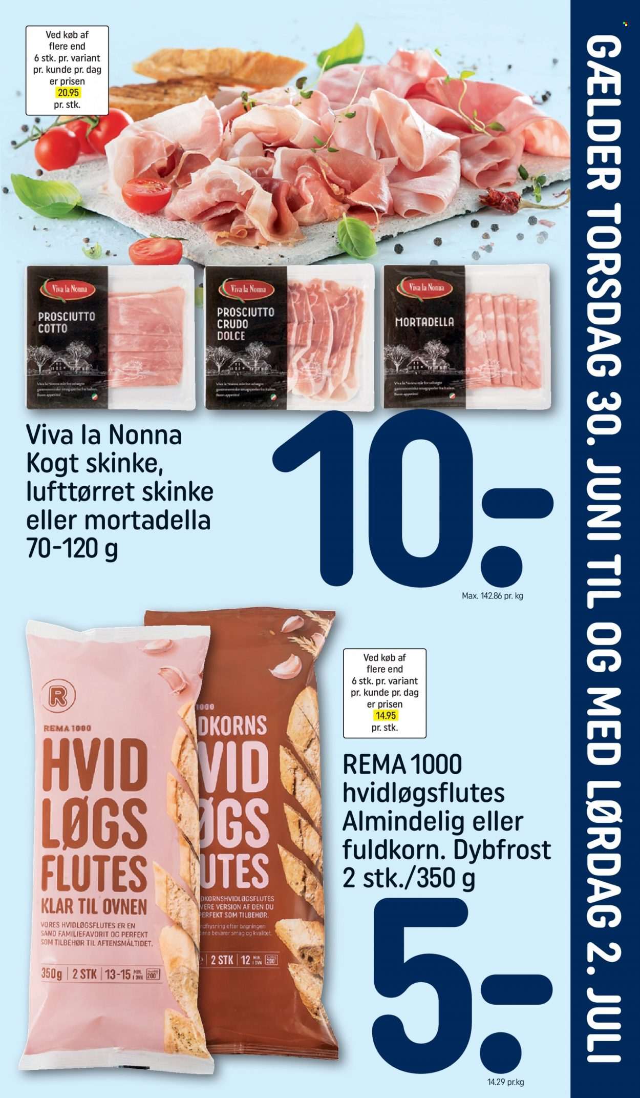 Rema 1000 tilbud - 30.6.2022 - 2.7.2022. Side 1