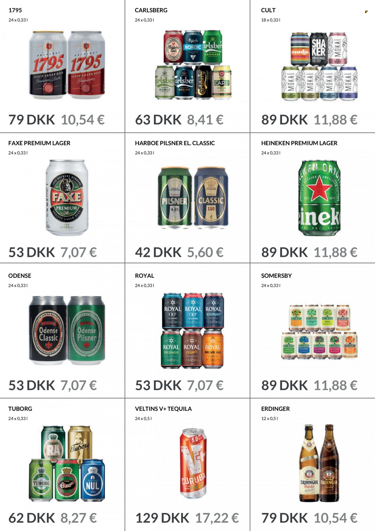 thumbnail - Nielsen Discount tilbud  - 7.7.2022 - 21.8.2022 - tilbudsprodukter - 1795 Original Czech Lager, brown ale, Carlsberg, Heineken, Royal Pilsner, Tuborg, øl, Harboe pilsner, tequila, Mokaï. Side 5.
