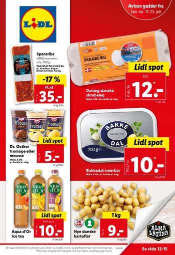 Lidl tilbudsavis  - 17.07.2022 - 23.07.2022.