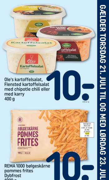 Rema 1000 tilbudsavis  - 21.07.2022 - 23.07.2022.