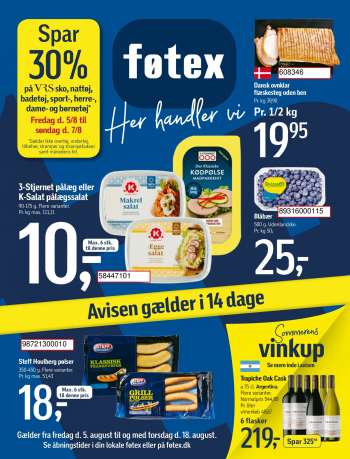 føtex tilbudsavis  - 05.08.2022 - 18.08.2022.
