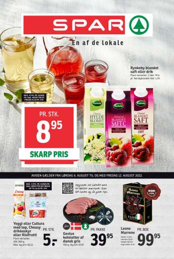 SPAR tilbudsavis  - 06.08.2022 - 12.08.2022.