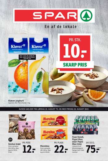 SPAR tilbudsavis  - 20.08.2022 - 26.08.2022.
