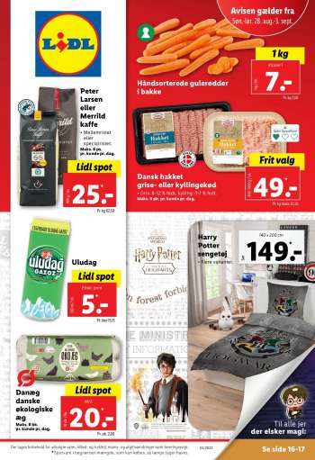 Lidl tilbudsavis  - 28.08.2022 - 03.09.2022.