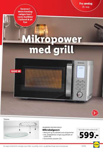 Lidl tilbudsavis  - 28.08.2022 - 03.09.2022.