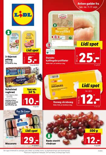Lidl tilbudsavis  - 11.09.2022 - 17.09.2022.