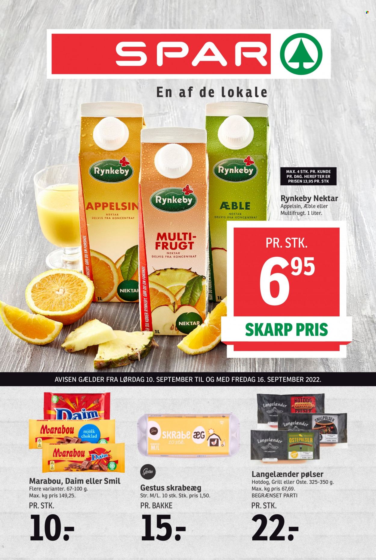SPAR tilbud - 10.9.2022 - 16.9.2022. Side 1