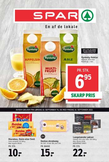 SPAR tilbudsavis  - 10.09.2022 - 16.09.2022.