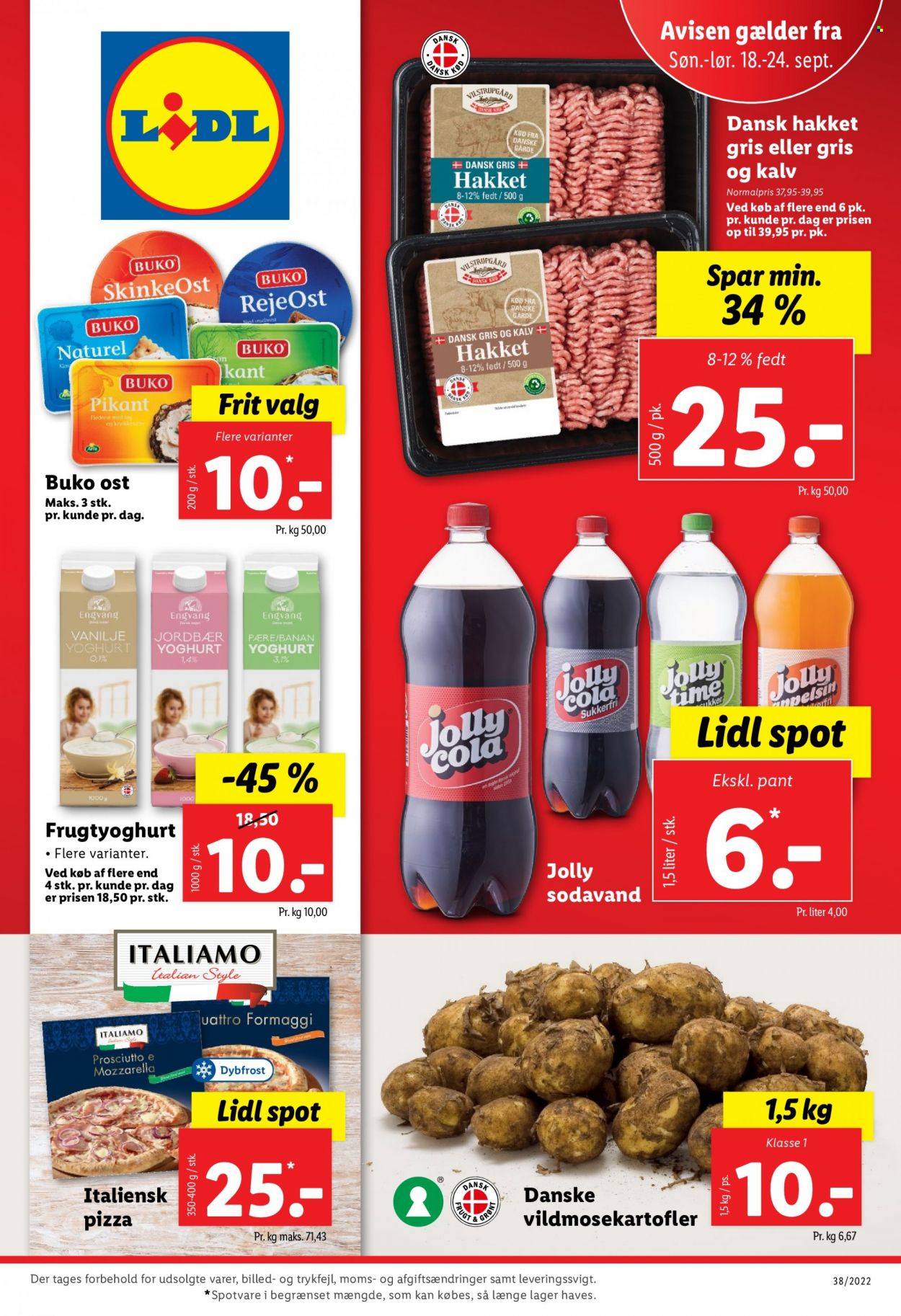 Lidl tilbud - 18.9.2022 - 24.9.2022. Side 1