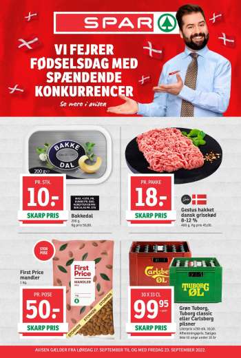 SPAR tilbudsavis  - 17.09.2022 - 23.09.2022.